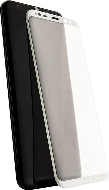 Actual product image X-Doria Armor 3d Glass - 9h protective glass for Samsung Galaxy S8 (white frame) (1 Piece, Samsung Galaxy S21)