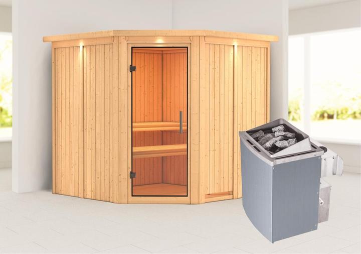 Produktbild Karibu Jarin mit Dachkranz (9 KW interne Steuerung)