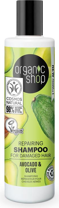 Organic Shop Shampoo riparatore ai fiori d'arancio e d'olivo biologico Shampoo rivitalizzante per capelli - 280ML (280 ml, Shampoo liquido)