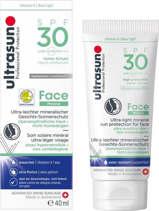 Immagine prodotto Ultrasun Viso minerale SPF30 (Crema solare, SPF 30, 40 ml, 70 g)