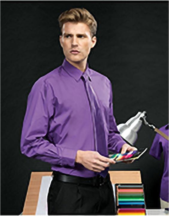 Image du produit Premier Chemise en popeline Chemise de travail à manches longues (44)