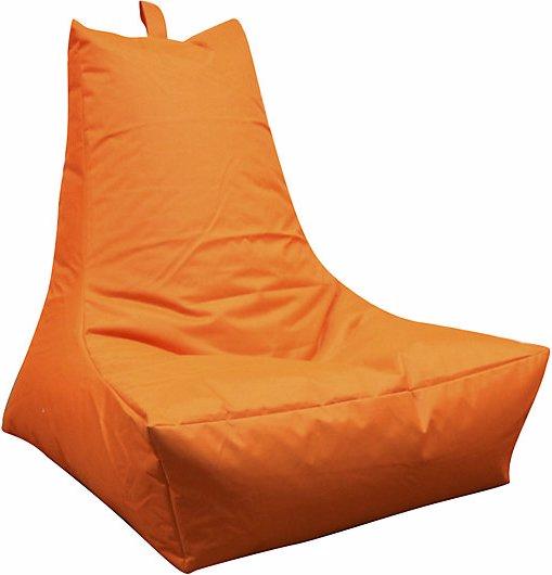 Actual product image Kinzler LOUNGE beanbag, HxWxD 900 x 1000 x 800 mm, orange.