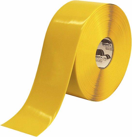 Image du produit Boplan Bande de marquage de sol, largeur 100 mm, jaune, autocollant. (100 mm)