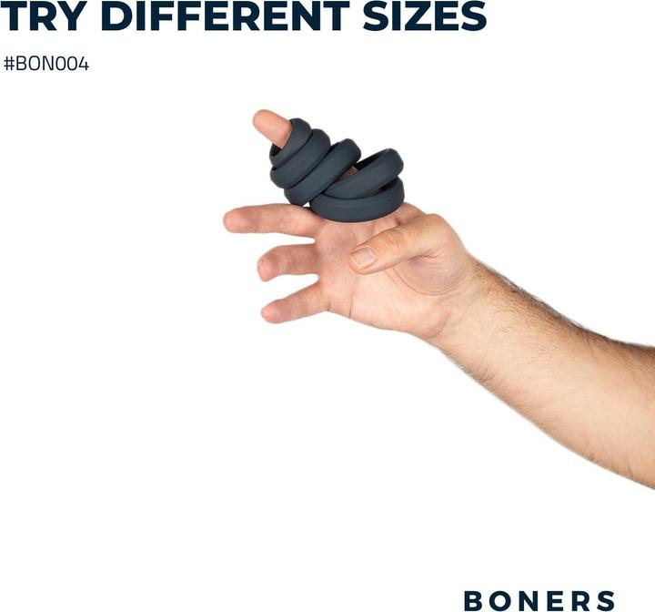 Image du produit Boners Ensemble de cockring large (9 cm)