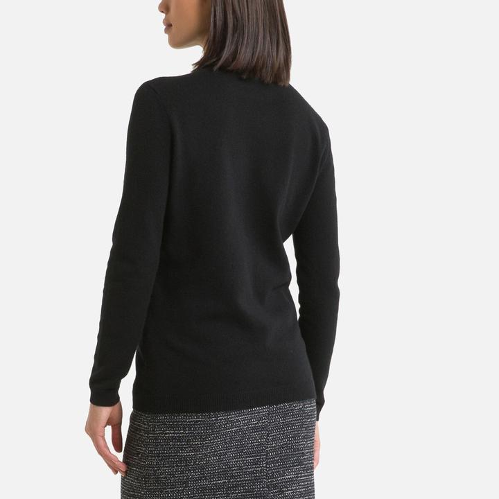 Actual product image Anne Weyburn Stand-up collar jumper (W32/L34)