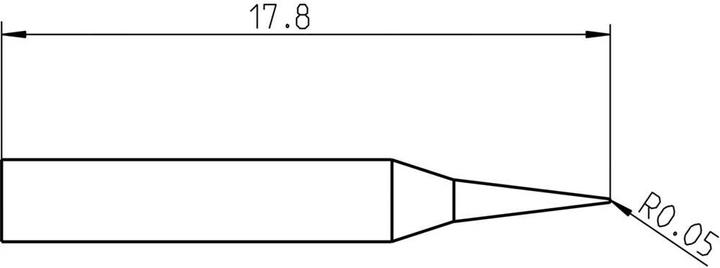Image du produit Weller Erem Pointe à souder RT Pico, conique 0,1mm, MIL SPEC (Panne de soudure)