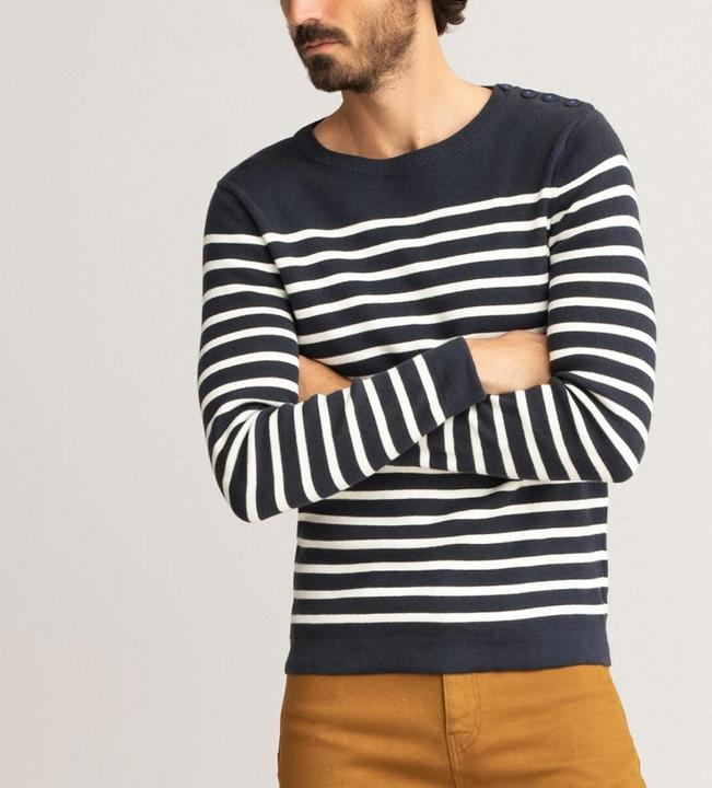 Actual product image La Redoute Collections Organic cotton sailor jumper (XL)