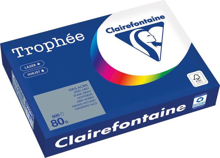 Produktbild Clairefontaine Universalpapier Trophée farbig (80 g/m², 500 x, A4)