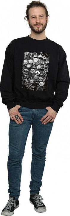 Produktbild AC/DC Badges Kollektion Sweatshirt aus Baumwolle (S)