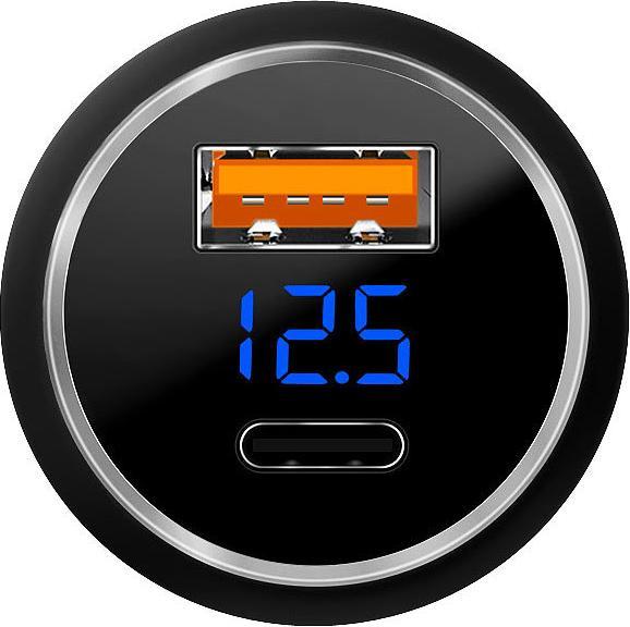 Image du produit Revolt Chargeur USB pour voiture, indicateur de tension LED