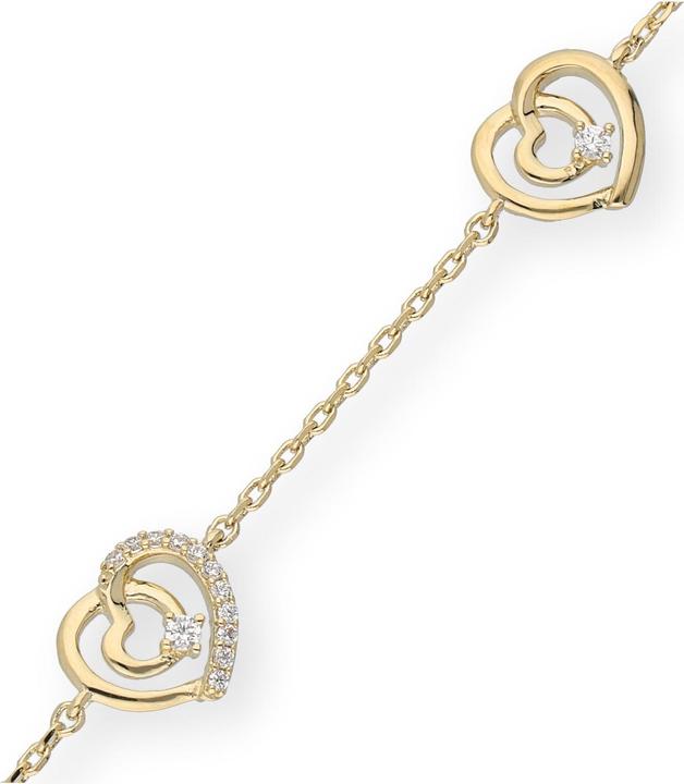 Produktbild Carat Hearts (16 cm, Messing Plaqué Or)