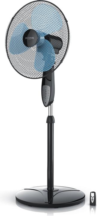Produktbild Brandson Standventilator, 42 cm Ø, Standlüfter, Fernbedienung, Neigbar 30°, 50W, Oszillation 80°, schwarz (57 dB)