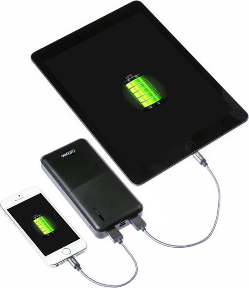 Immagine prodotto Grixx Powerbank 15000mAh Power Delivery Micro USB e USB-C Nero (15000 mAh, 55.50 Wh)