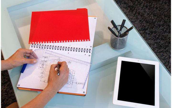 Produktbild Oxford International Managerbook (A4+, Blanko, Harter Einband)