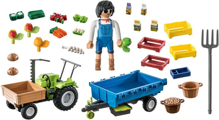 Image du produit Playmobil 71249 Tracteur avec remorque (71249, Playmobil Country)