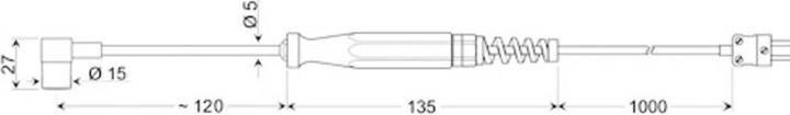 Image du produit Greisinger Capteur de surface GOF 200 HO - (Mallette d'instruments de mesure)
