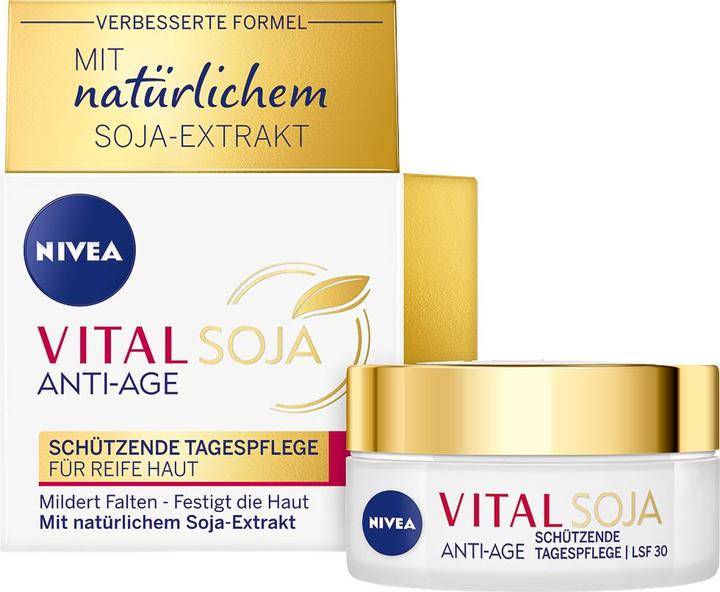 Actual product image NIVEA Vital Soy Protective Day Care SPF30 (50 ml, Day cream, SPF 30)