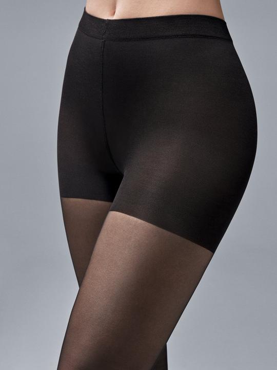 Actual product image Wolford Individual 10 Control Top shaping tights, colour 7005 black, size 34-36 (10 DEN, 34 - 36)