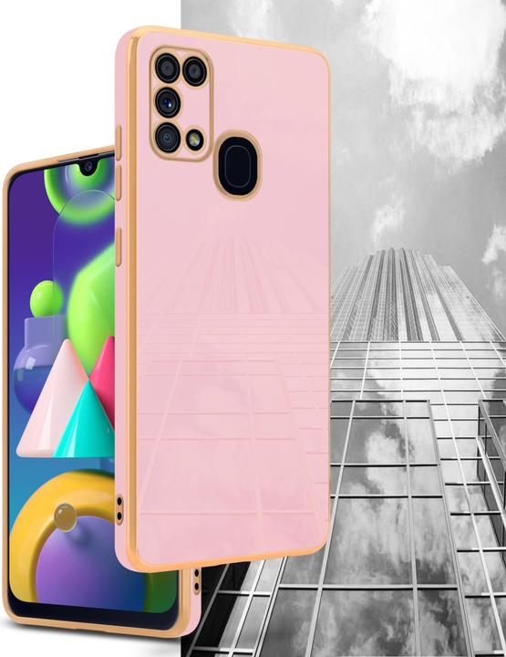 Image du produit Cadorabo Housse pour Samsung Galaxy M31 en TPU avec protection pour appareil photo style LM130 (Samsung Galaxy M31)