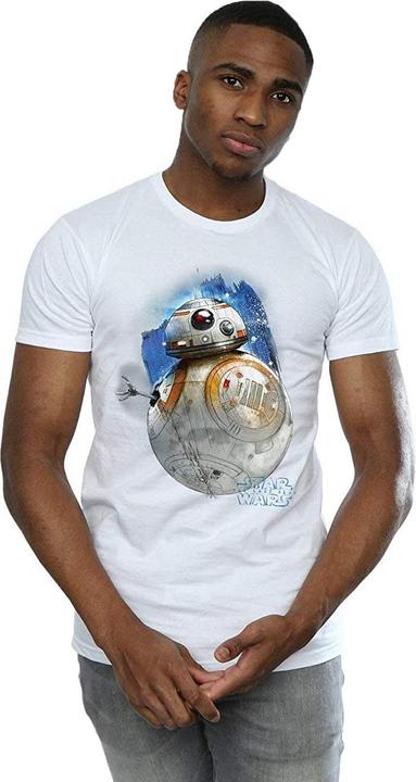 Actual product image Star Wars Mens BB-8 Brushed Cotton T-Shirt (S)