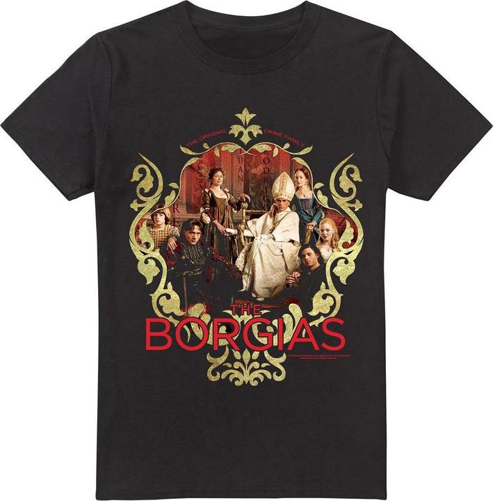 Actual product image The Borgias Mens Family Portrait T-Shirt (S)
