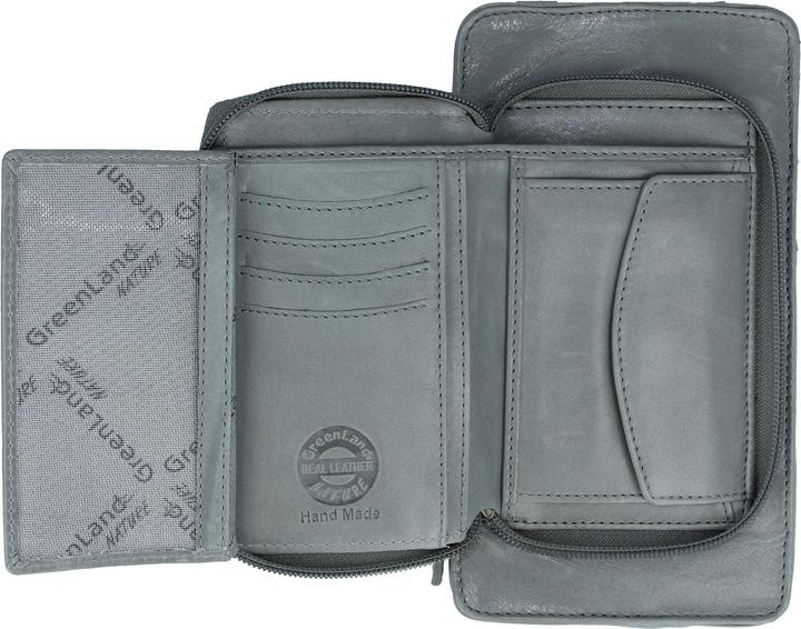 Image du produit Greenland Nature Nature Soft Handy Bag Porte-monnaie en cuir 11 cm