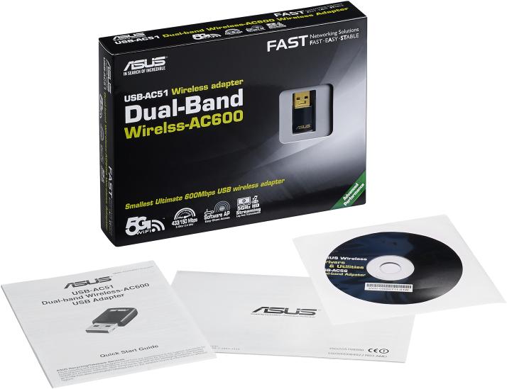 Produktbild ASUS Usb-Ac51 (USB 2.0)