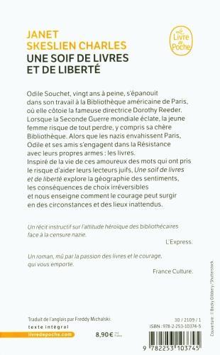 Produktbild Une soif de livres et de liberté (Französisch, Charles Janet Skeslien, 2022)
