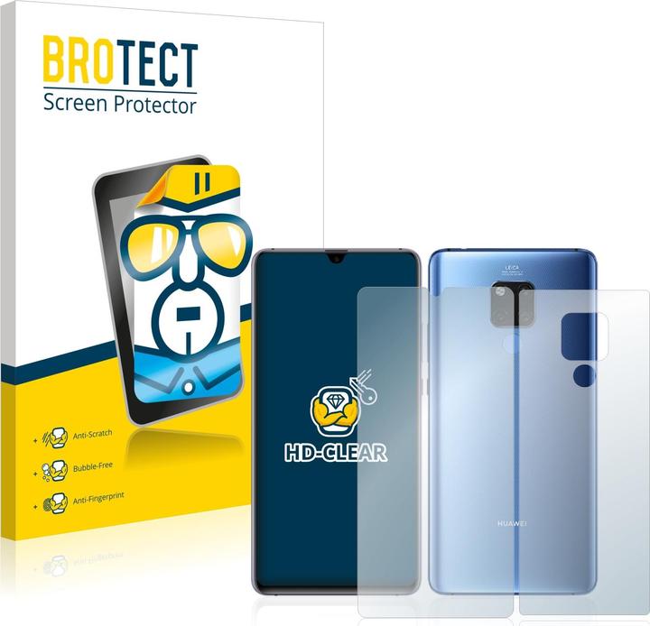 Actual product image BROTECT Screen Protector Clear (2 Piece, Mate 20 X)
