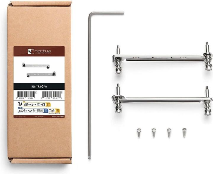 Immagine prodotto Noctua Kit di aggiornamento NM-TR5-SP6 per il raffreddamento del processore socket SP6, TR5 (25 mm)
