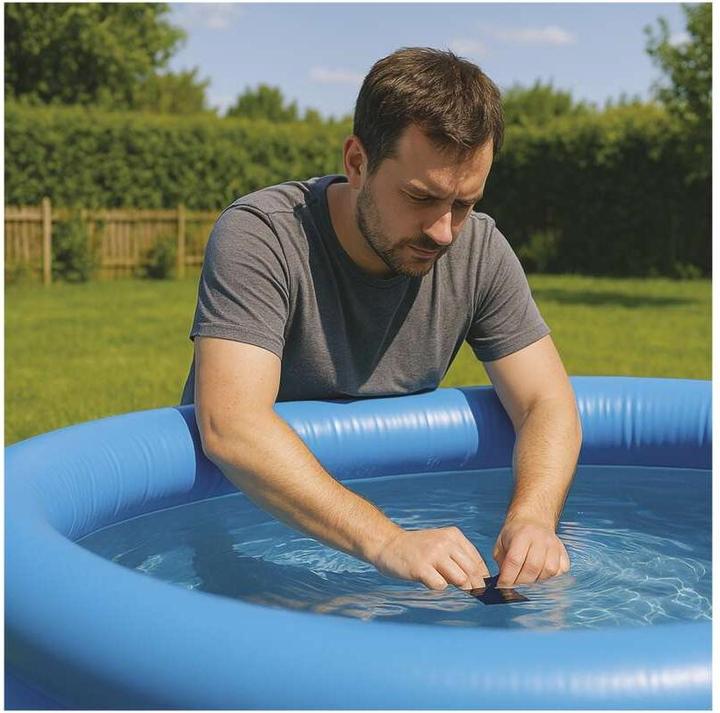 Produktbild Emos Reparaturklebeband für Schwimmbecken, 1 m x 100 mm, schwarz (100 mm)