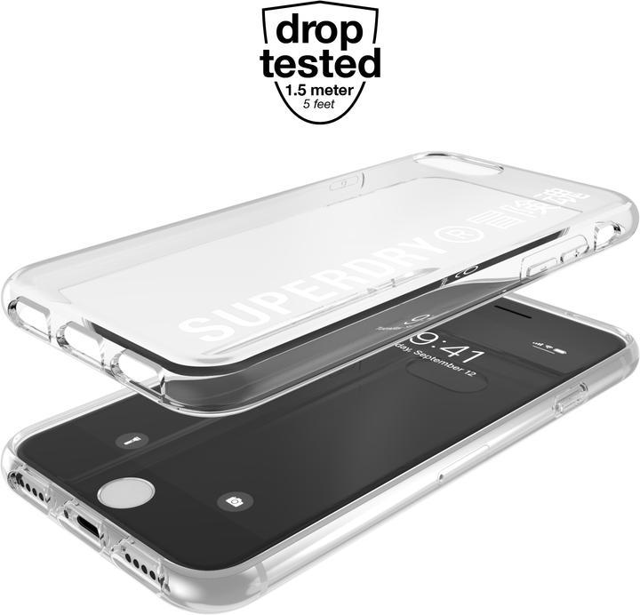 Productafbeelding Superdry Snap Case Clear (Apple iPhone 6, Apple iPhone 6s, Apple iPhone 7, Apple iPhone 8, Apple iPhone SE (2e generatie), Apple iPhone SE (3e generatie))