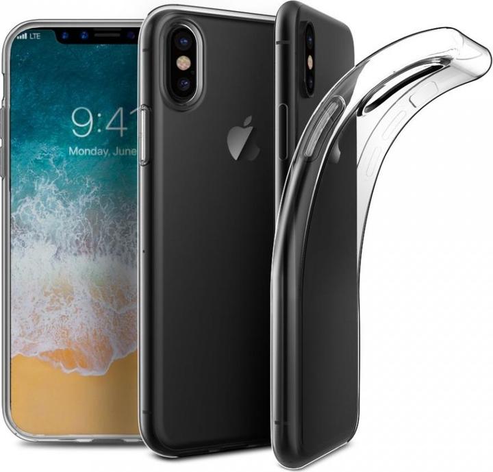 Image du produit Screenguard Apple iPhone X Étui souple en TPU transparent (Apple iPhone X)