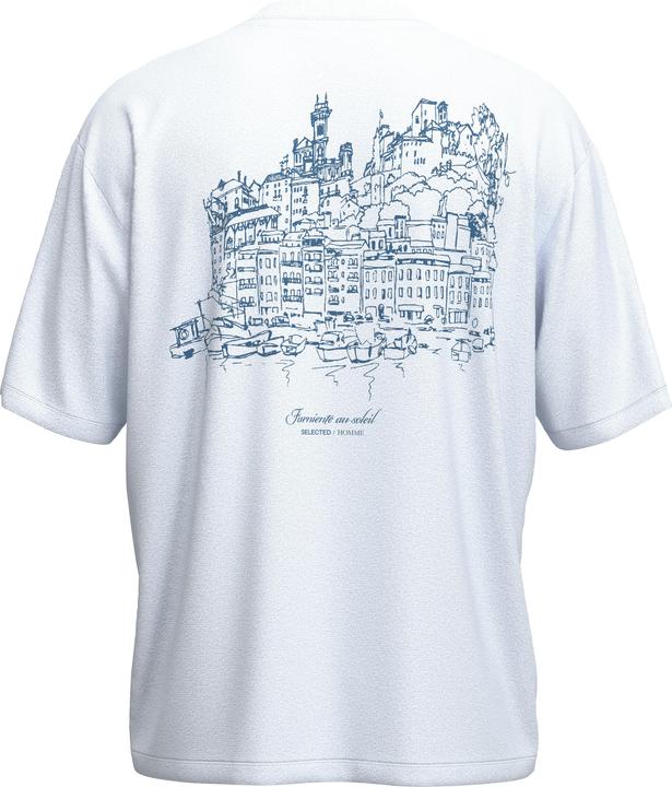 Actual product image Selected Homme Loose Fit Print T-Shirt (L)