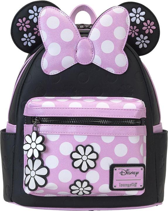 Loungefly Disney by Mini Rucksack Minnie Floral Rock the Dots