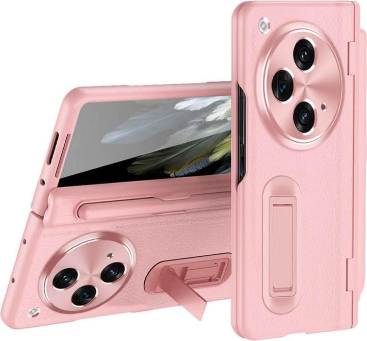 Produktbild Cover-Discount OnePlus Open - 360-Grad Schutzhülle mit Kickstand rosa (Samsung Galaxy Z Fold3)