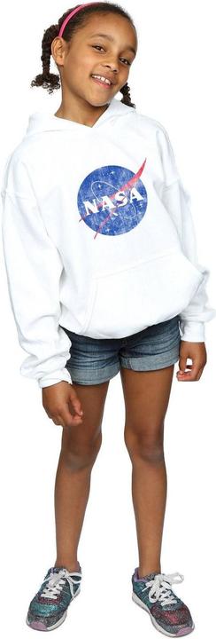 Immagine prodotto Nasa Classic Insignia Logo Distressed Felpa con Cappuccio Ragazze (140, 146)