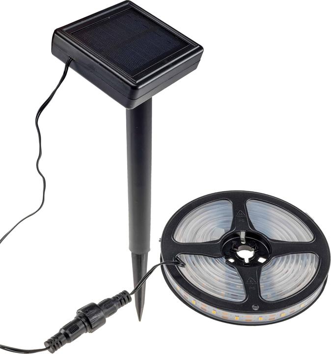 Produktbild Chilitec Solar LED-Strip, 3 m, IP44, 3000 K, warmweiss (300 cm)