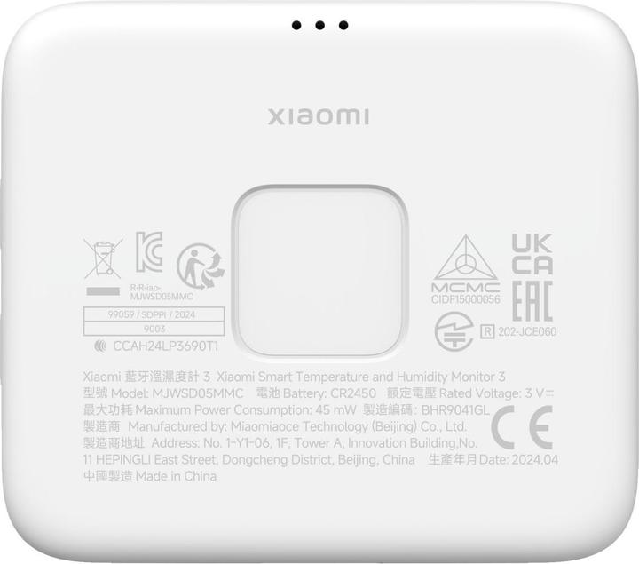 Actual product image Xiaomi Smart Temperature and Humidity Monitor 3