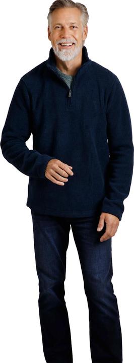Actual product image Weird Fish Mens Newport Ribbed Quarter Zip Fleece Top (XL)
