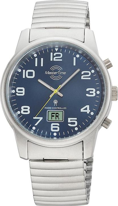 Produktbild Master Time MTGA-10823-32M Herrenuhr Zugband Funkuhr 41mm 3ATM (Digitaluhr, Analoguhr, Funkuhr, 41 mm)