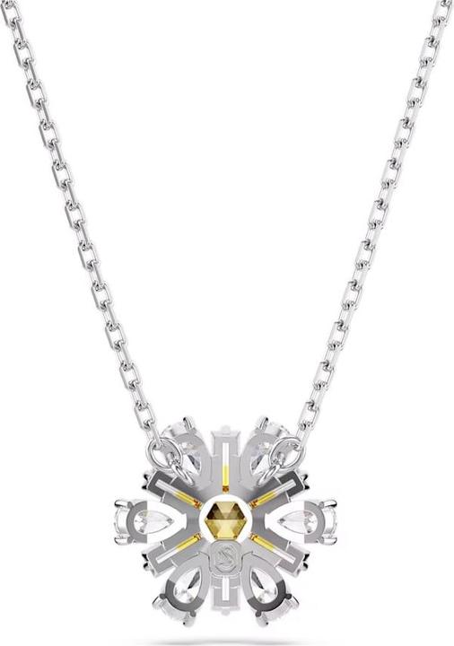 Swarovski Idyllia Halskette Blume Gelb (Swarovski Metall, 38 - 45 cm)