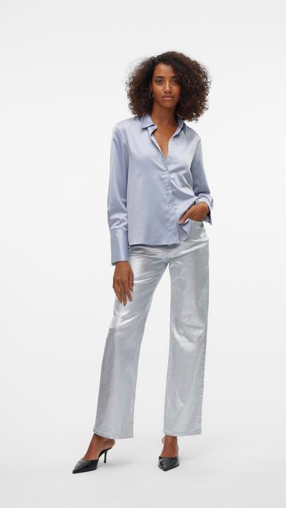 Immagine prodotto Vero Moda VMTESSA Hohe Taille Weiter Beinschnitt Jeans Weit geschnitten (W25/L32)