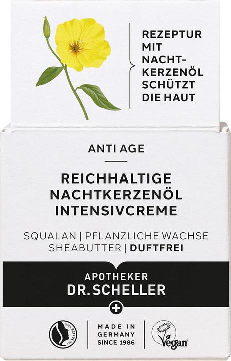 Actual product image Dr. Scheller Rich evening primrose oil intensive cream (50 ml, Night cream)