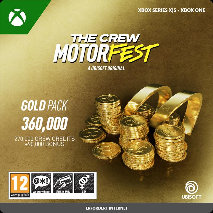 Microsoft Xbox The Crew Motorfest VC Gold Pck Download Code