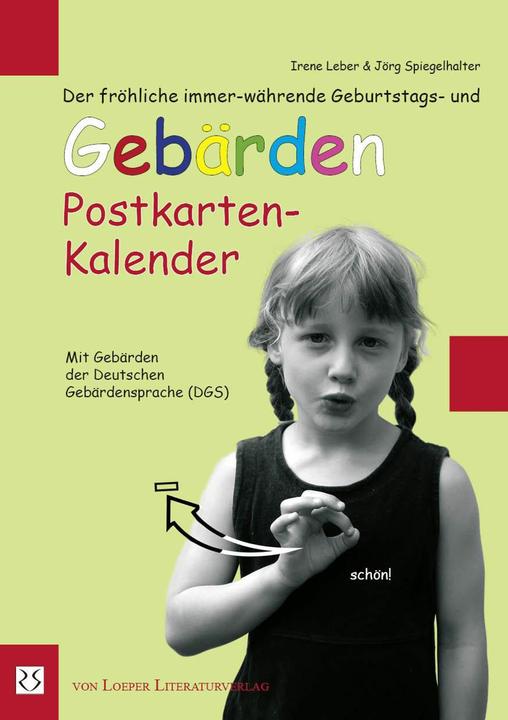 Image du produit Le joyeux calendrier perpétuel d'anniversaire et de cartes postales gestuelles (A5, Non contraignant, Allemand)