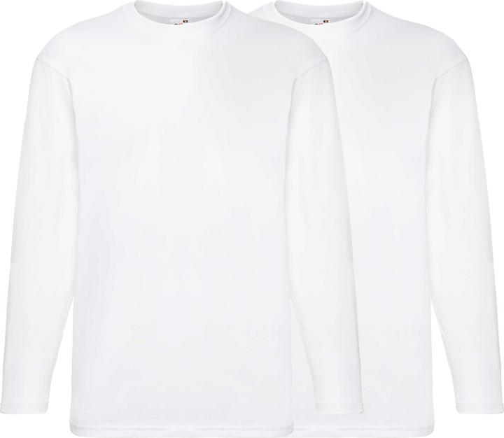 Fruit of the Loom Herren-Langarmshirt 2er-Pack