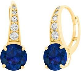 Image du produit JVD Boucles d'oreilles en or plaqué avec zircons transparents SVLE0974XH2GM00