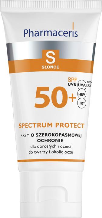 Pharmaceris S, SPF50+, 50 ml broad protection cream (Suntan cream, SPF 50+, 50 ml)
