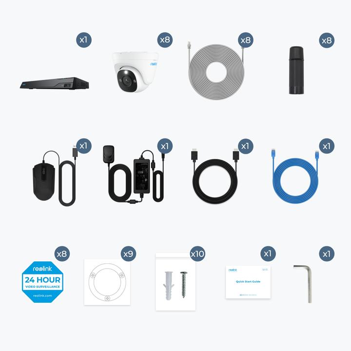 Actual product image Reolink NVS16-8MD8 (3840 x 2160 pixels)
